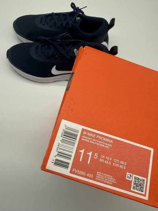 New Nike Promina Shoes Mens Size 11.5 Midnight Navy Running Sneakers FV5285 400 main image 7